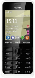 Nokia 301 Dual SIM Phone - White