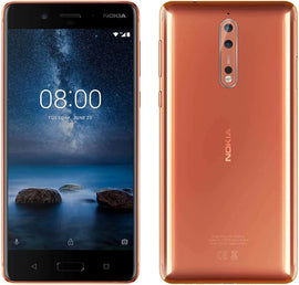 Nokia 8 SIM Free / Dual SIM - Polished Copper