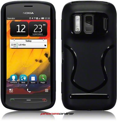 Nokia Pureview 808 Black Gel Case