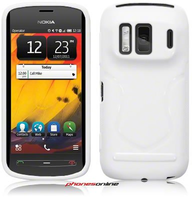 Nokia 808 Pureview Gel Case White