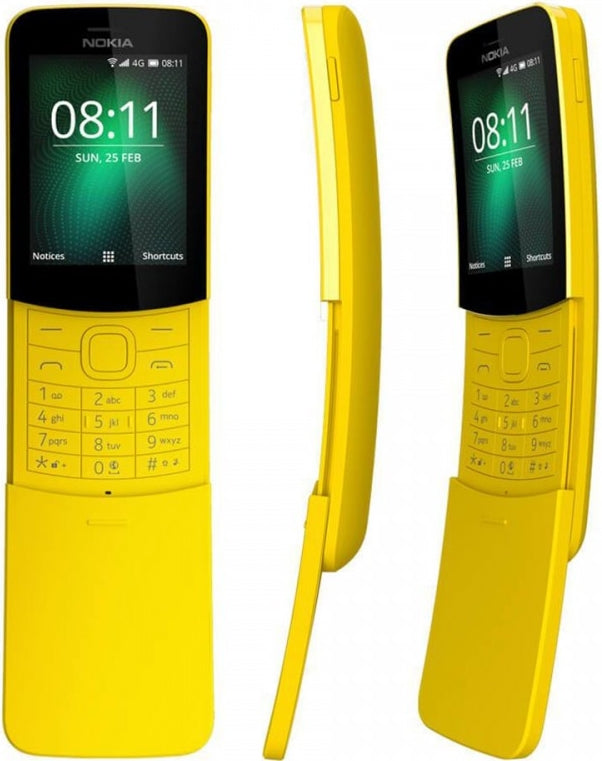 Nokia 8110 4G Dual SIM Phone - Yellow