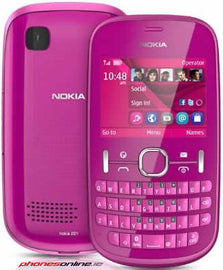 Nokia Asha 201 Pink SIM Free