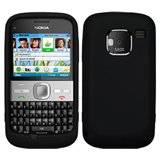 Load image into Gallery viewer, Nokia E5 Silicon Protective Skin Black