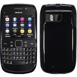 Nokia E6 Gel Protective Skin Black