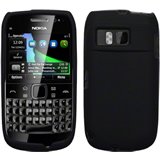 Nokia E6 Silicon Protective Skin Black