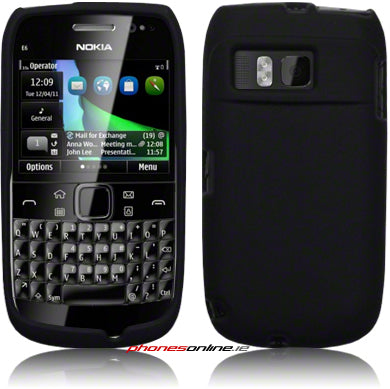 Nokia E6 Silicon Protective Skin Black