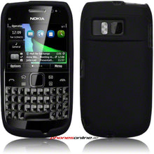 Load image into Gallery viewer, Nokia E6 Silicon Protective Skin Black