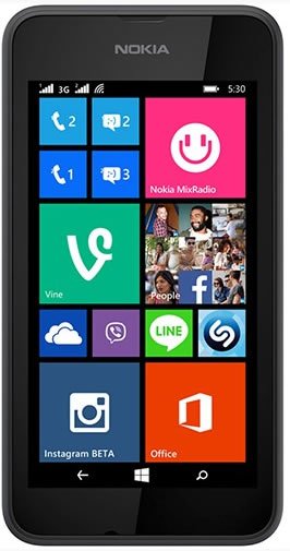 Nokia Lumia 530 Dual SIM - Dark Grey