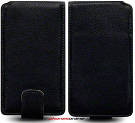Nokia Lumia 900 Leather Flip Case Black