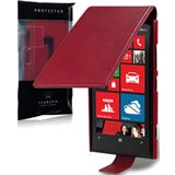 Load image into Gallery viewer, Nokia Lumia 920 Flip Case Red