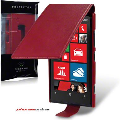 Nokia Lumia 920 Flip Case Red