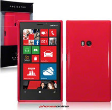 Load image into Gallery viewer, Nokia Lumia 920 Gel Case Red