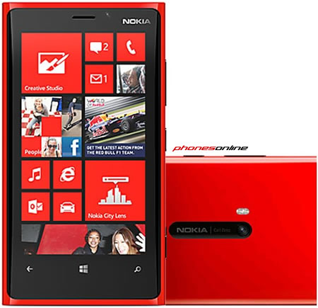 Nokia Lumia 920 Red SIM Free