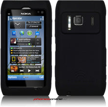 Load image into Gallery viewer, Nokia N8 Silicon Protective Skin Black