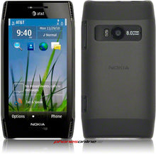 Load image into Gallery viewer, Nokia X7-00 Frosted Gel Cover Black