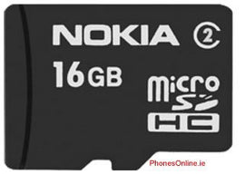 Nokia MU-44 16GB MicroSDHC Memory Card
