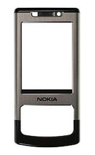 Load image into Gallery viewer, Nokia 6500 Slide Front Cover Black/Silver