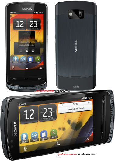 Nokia 700 Cool Grey SIM Free