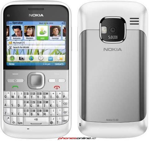 Nokia E5 White SIM Free