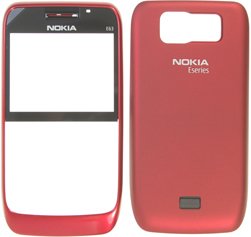 Nokia E63 Front & Back Cover Red