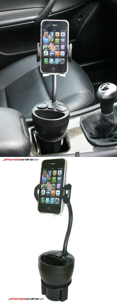 iPhone Car Power Socket Cup-Holder Phone Mount