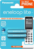 Panasonic Eneloop Lite R03/AAA 550mAh Rechargeable Battery 2 pcs