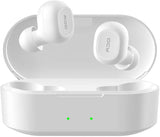 Bluetooth TWS Earphones with Wireless Charging - White