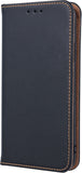 Apple iPhone SE 2 (2020) Real Leather Wallet Case - Black