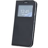 Load image into Gallery viewer, Huawei Y6 2017 S-View Wallet Case - Black