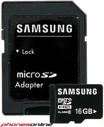Samsung 16GB MicroSD (microSDHC) Flash Memory Card