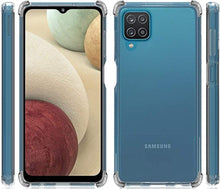 Load image into Gallery viewer, Samsung Galaxy M12 Gel Bumper Shock Proof Cover - Clear Transparent