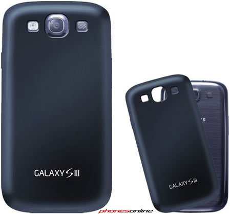 Samsung Galaxy S3 Genuine Back Cover Blue