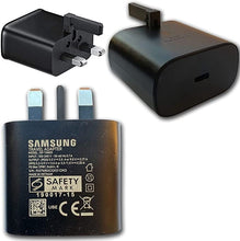 Load image into Gallery viewer, Samsung EP-TA800 25W USB-C 3-Pin Irish Super Fast Charger - Black
