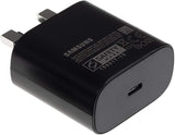 Samsung EP-TA800 25W USB-C 3-Pin Irish Super Fast Charger - Black