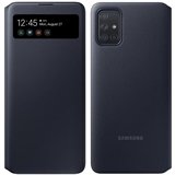 Load image into Gallery viewer, Samsung Galaxy A71 S-View Official Case EF-EA715PBE - Black