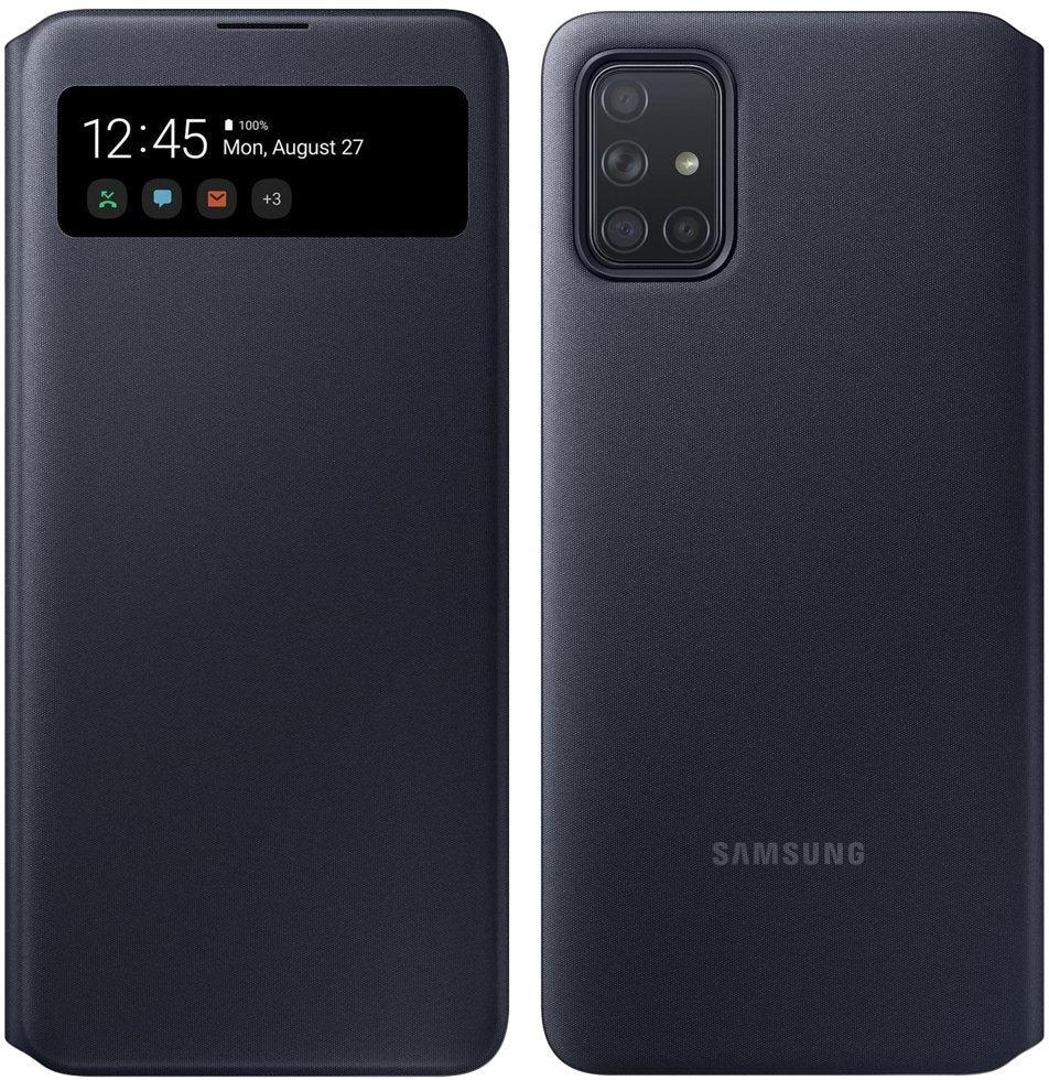 Samsung Galaxy A71 S-View Official Case EF-EA715PBE - Black