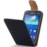 Load image into Gallery viewer, Samsung Galaxy Ace 3 Flip Case Black