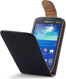 Samsung Galaxy Ace 3 Flip Case Black