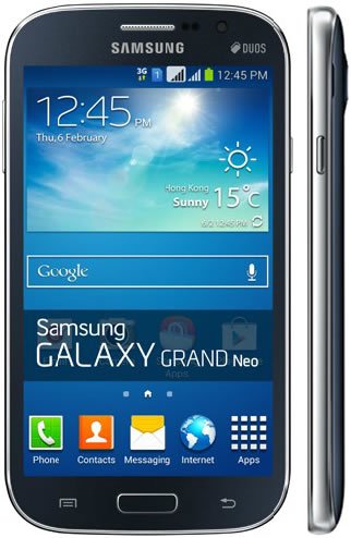 Samsung Galaxy Grand Neo Plus Dual SIM Phone - Black