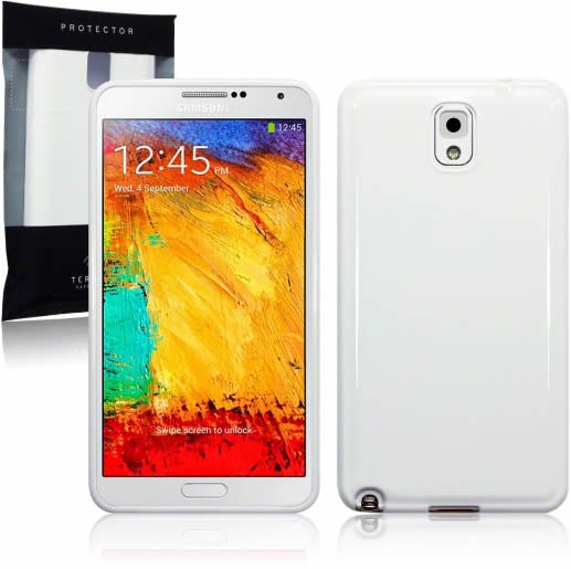 Samsung Galaxy Note 3 Gel Case - White