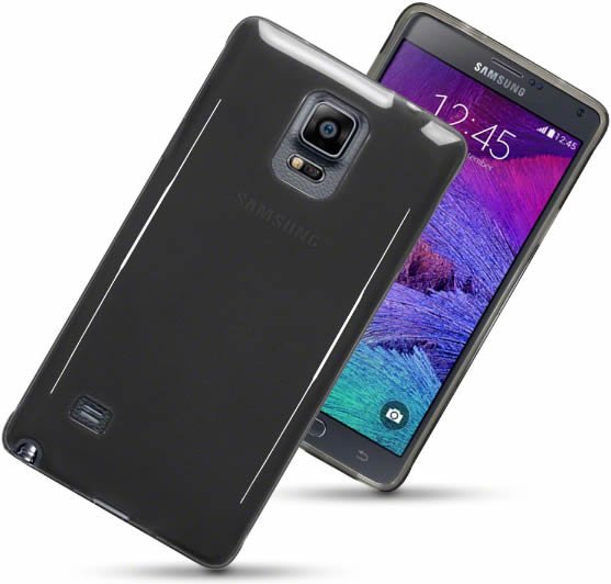 Samsung Galaxy Note 4 Gel Case - Black