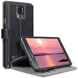 Load image into Gallery viewer, Samsung Galaxy Note 4 Wallet Case - Black