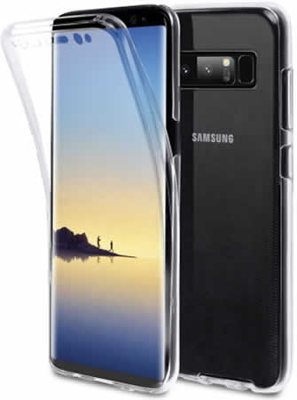 Samsung Galaxy Note 8 Gel Cover - Clear Transparent