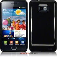 Load image into Gallery viewer, Samsung Galaxy S2 i9100 Solid Gel Case Black
