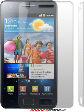 Samsung Galaxy S2 i9100 Twin Screen Protectors