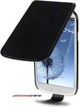 Load image into Gallery viewer, Samsung Galaxy S3 i9300 Slim Flip Case Black