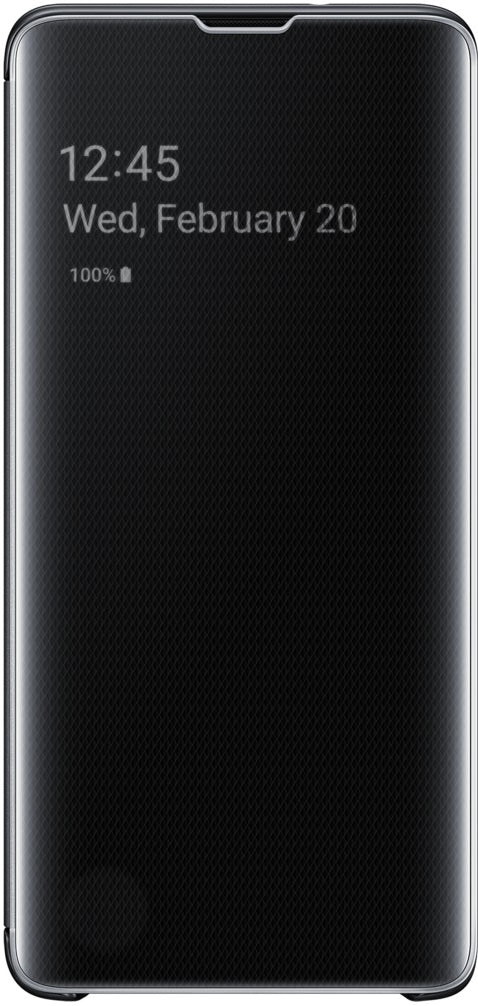Samsung Galaxy S10 Clear View Case EF-ZG973CBEGWW - Black