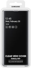 Load image into Gallery viewer, Samsung Galaxy S10 Plus Clear View Case EF-ZG975CBEGWW - Black