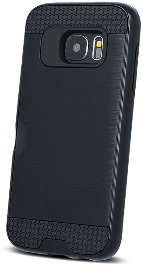 Samsung Galaxy S10 Plus Rugged Case with Card Holder - Black