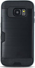 Load image into Gallery viewer, Samsung Galaxy S10 Rugged Case with Card Holder - Black